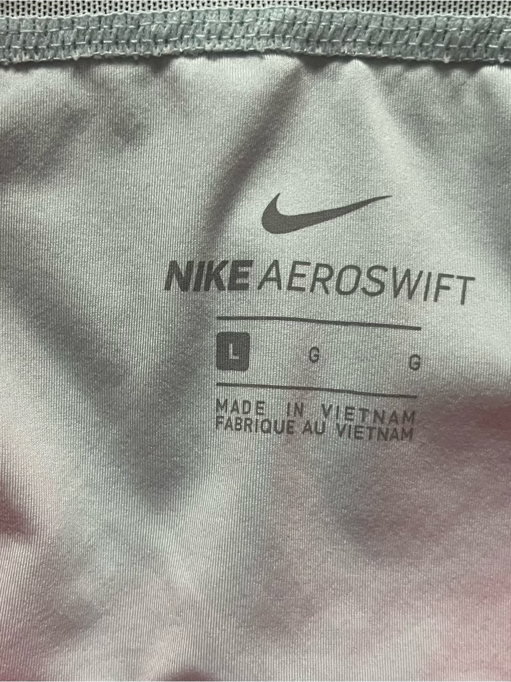 NIKE Aeroswift Running Shorts Hot Pink Neon Coral Sz L Perforated Reflective - Picture 10 of 11